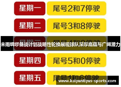 未雨绸缪备战计划战略性轮换展现球队深厚底蕴与广阔潜力